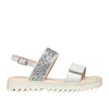 sandalo geox coralie bambina grigio 8754453