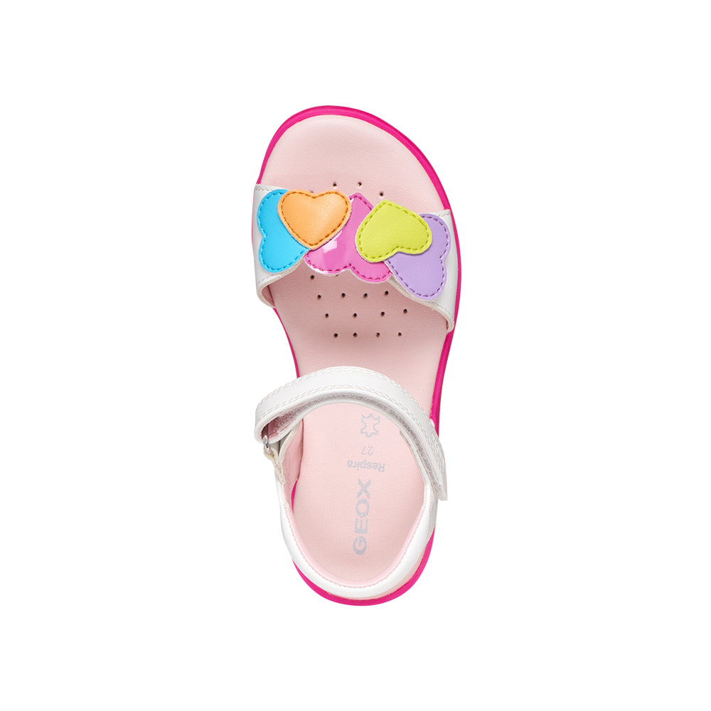 Sandalo Geox Joyfoot Bambina - Bianco