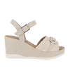 sandalo g m venturi donna beige 8307080