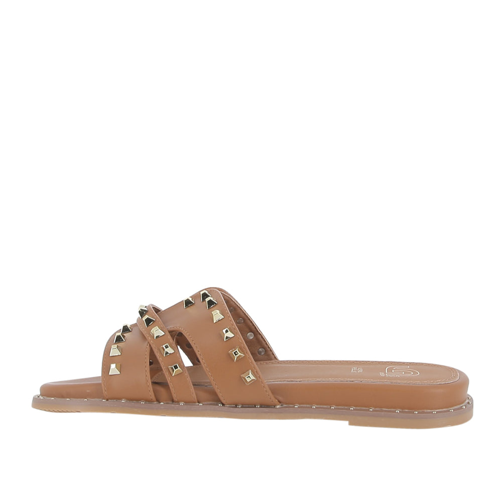 Ciabatta Gold&Gold Donna - Marrone