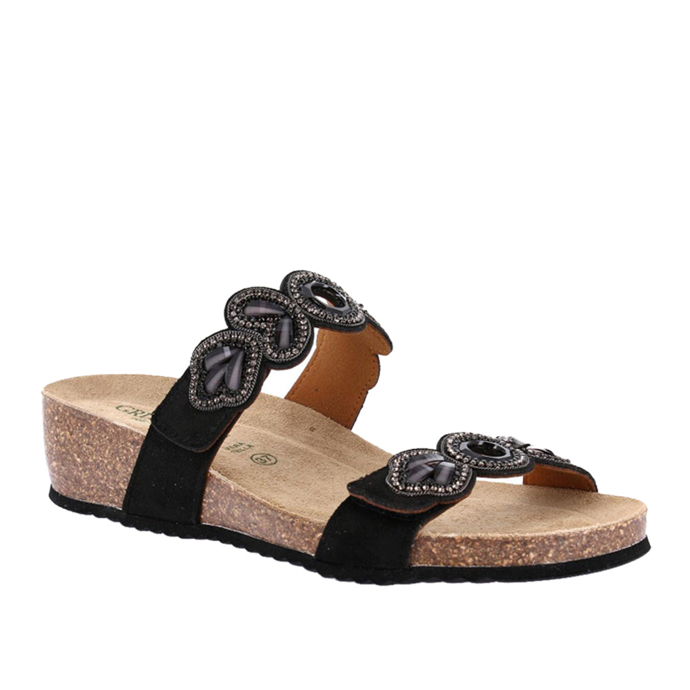 Sandalo Grunland 70 Memi Donna - Nero