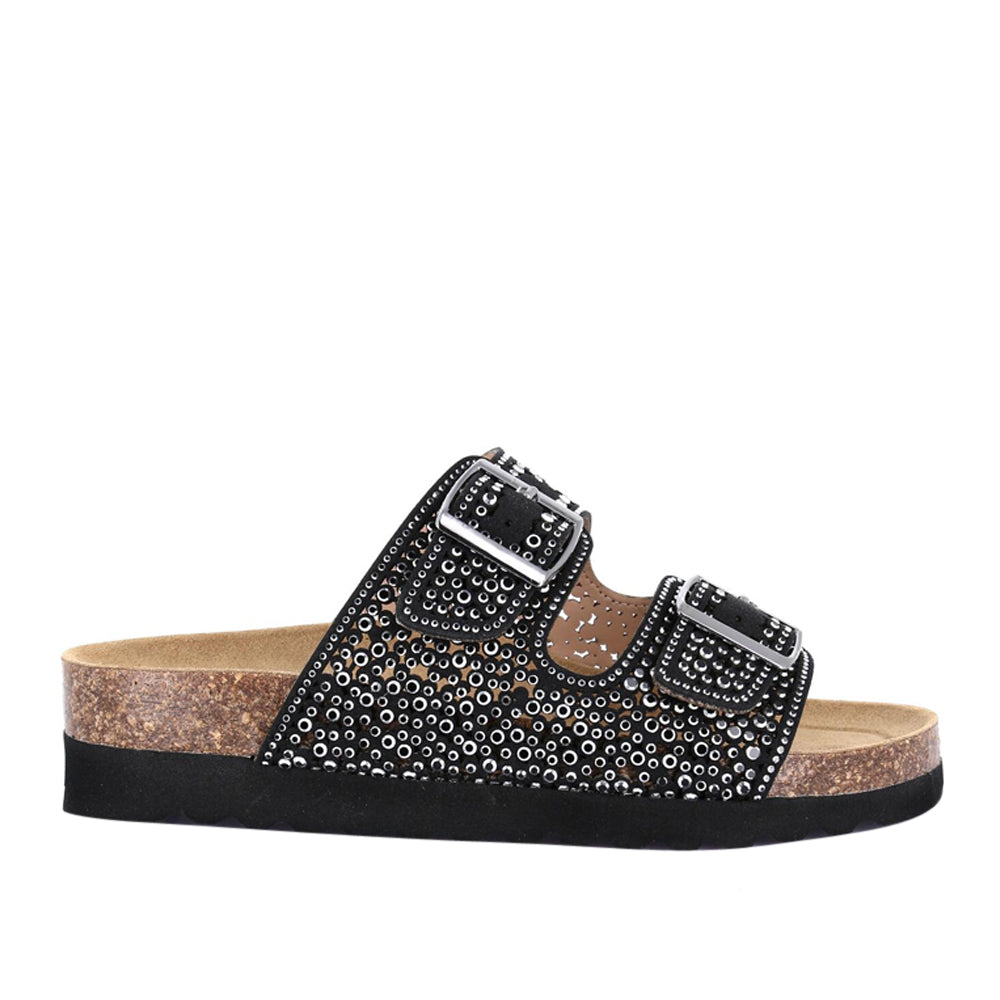 Sandalo Grunland M7 Hola Donna - Nero