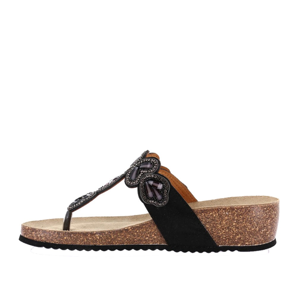 Sandalo Grunland 70 Memi Donna - Nero