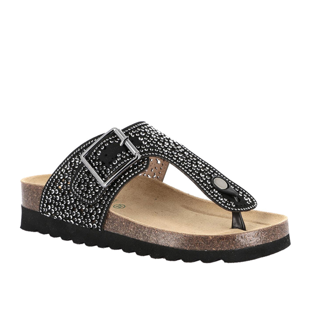 Sandalo Grunland M7 Hola Donna - Nero