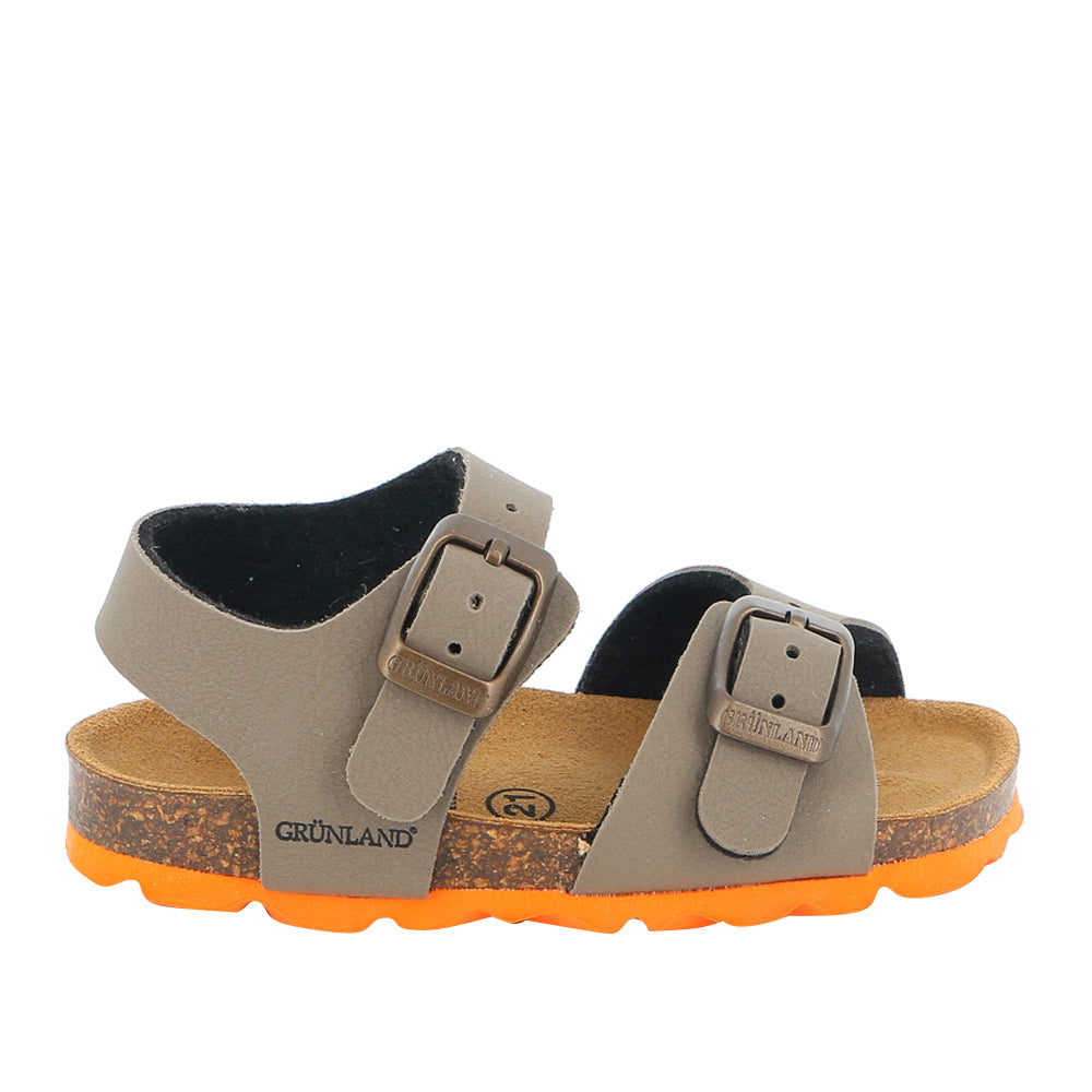 Sandalo Grunland 40 Aria Bimbo - Marrone