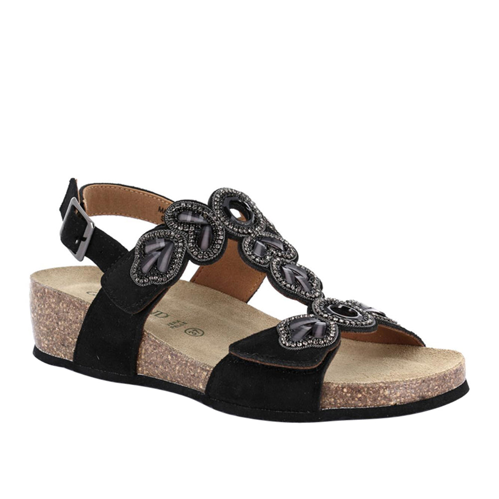 Sandalo Grunland 70 Memi Donna - Nero