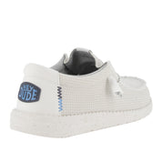 Slipon Hey Dude Wally Sport Mesh Uomo - Bianco
