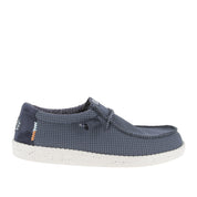 Slipon Hey Dude Wally Sport Mesh Uomo - Blu