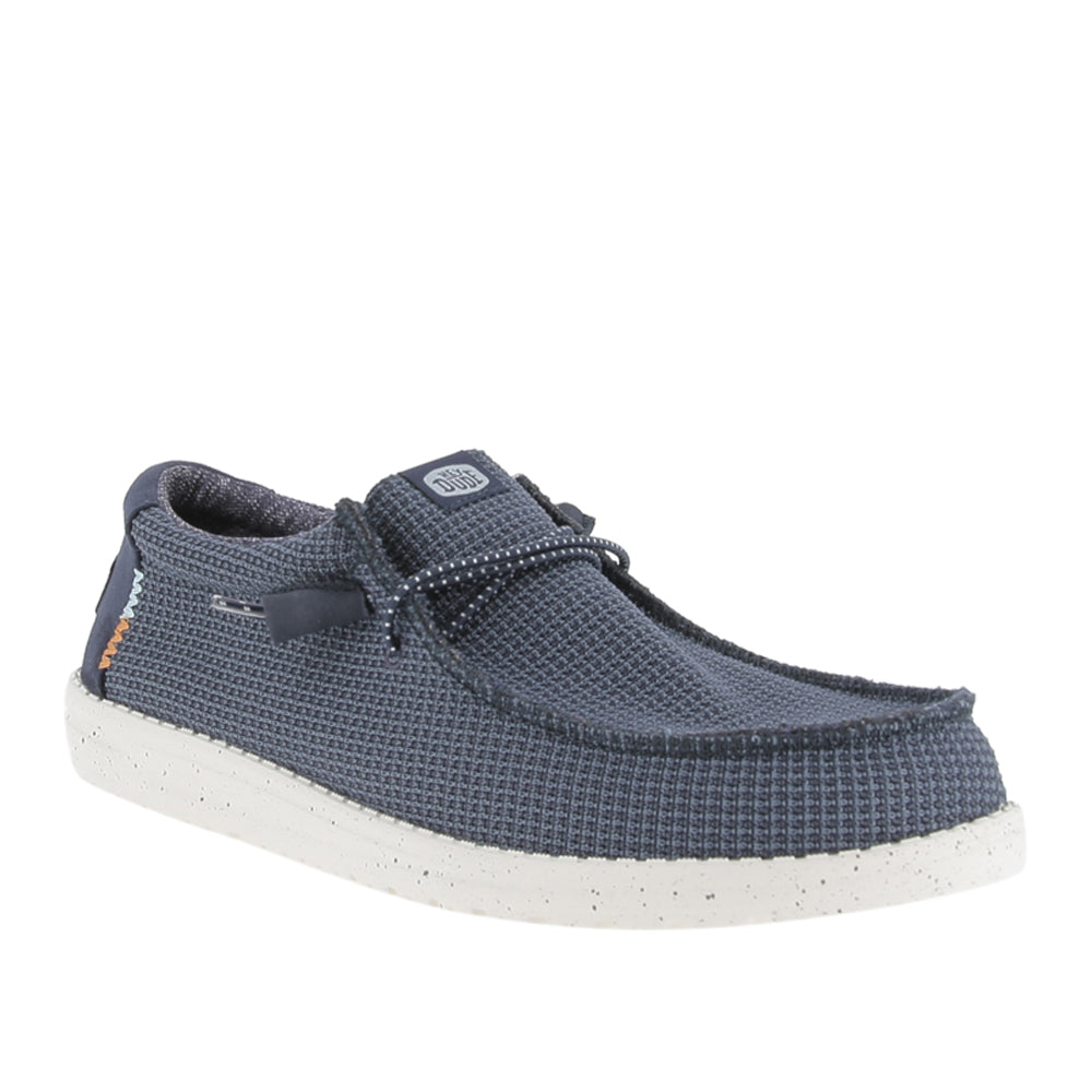 Slipon Hey Dude Wally Sport Mesh Uomo - Blu