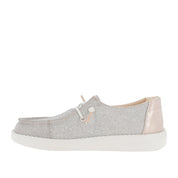 Slipon Hey Dude Wendy Y Metallic Sparkle Ragazza - Rosa