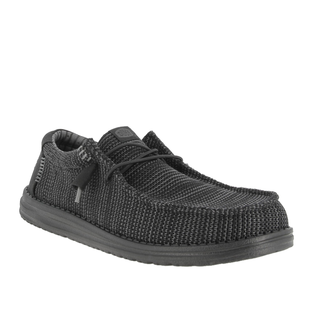 Slipon Hey Dude Wally Stretch Sox Uomo - Nero