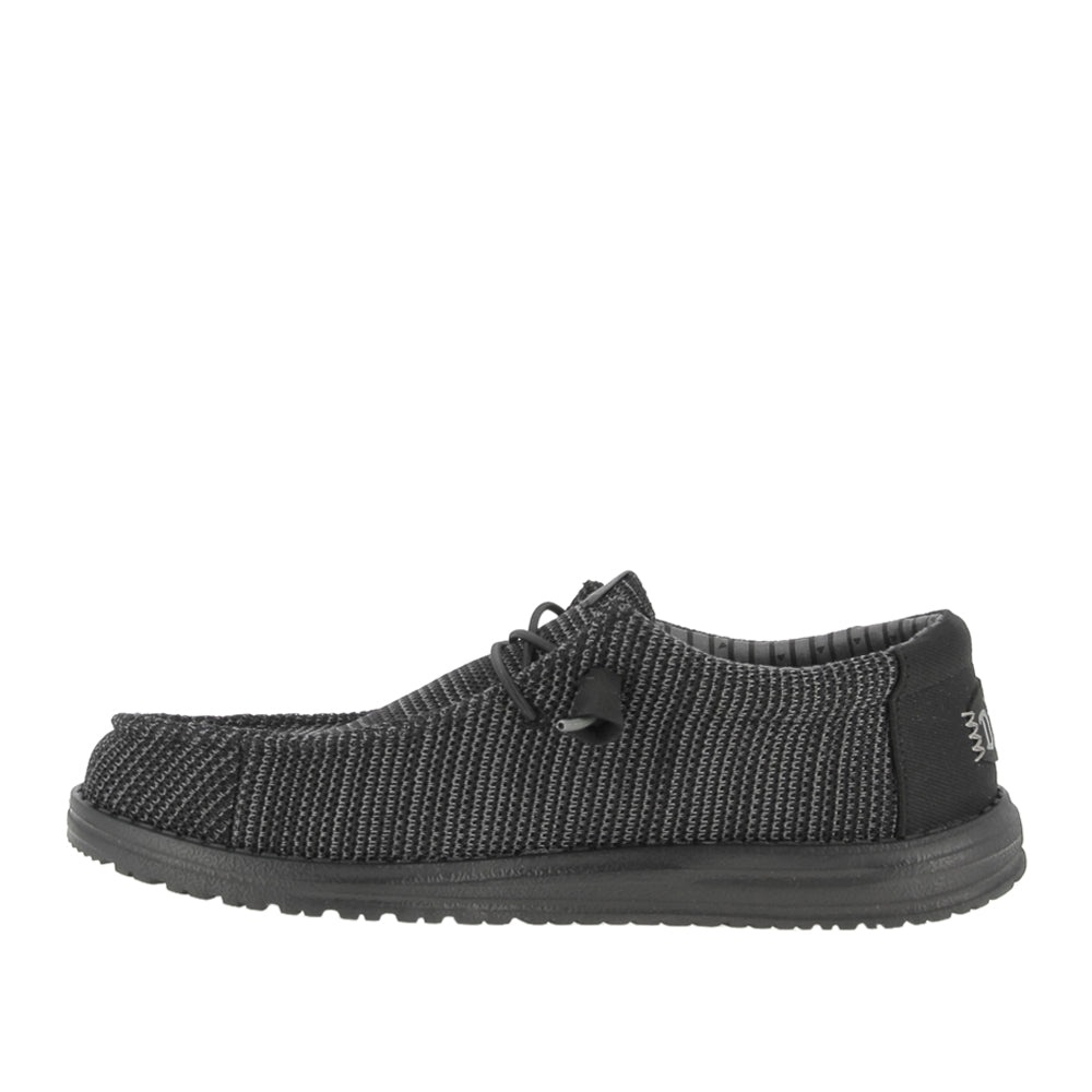 Slipon Hey Dude Wally Stretch Sox Uomo - Nero