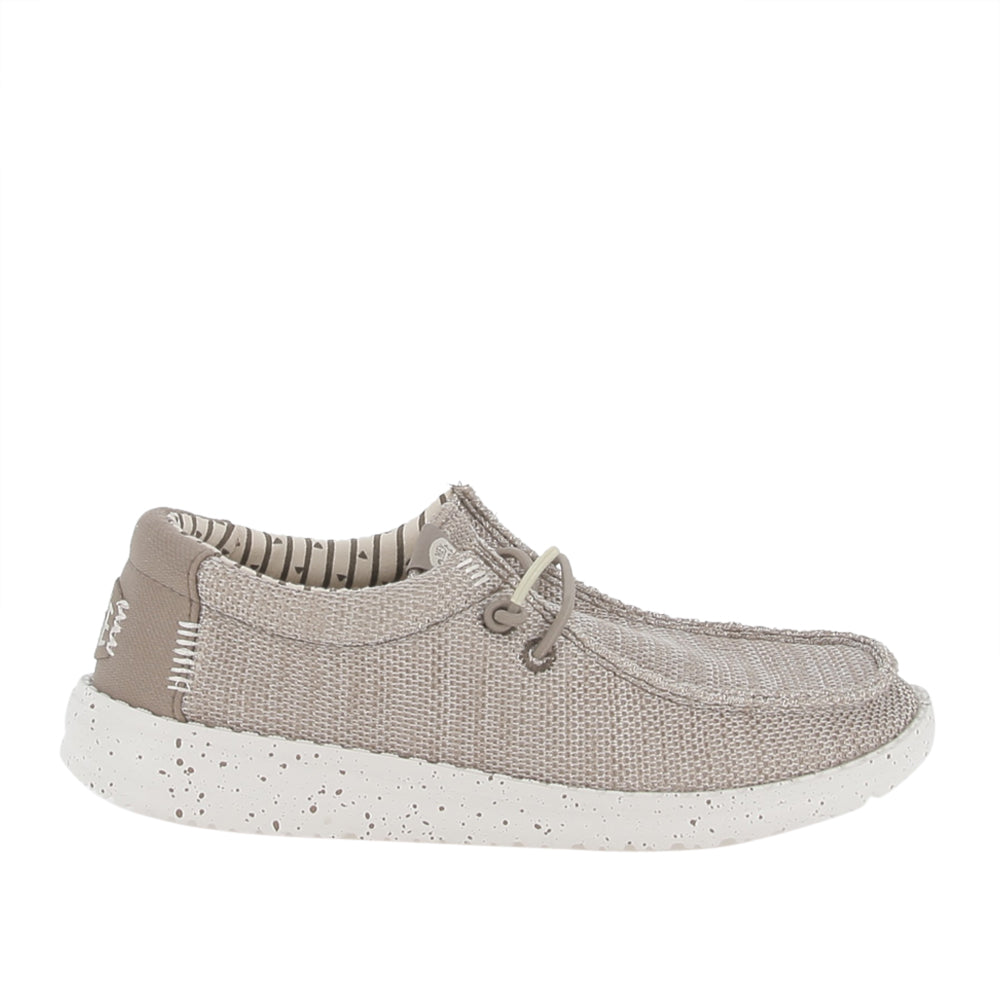 Slipon Hey Dude Wally Y Stretch Sox Unisex Ragazzo - Tortora