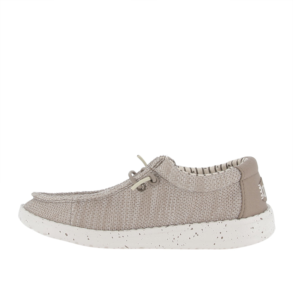 Slipon Hey Dude Wally Y Stretch Sox Unisex Ragazzo - Tortora
