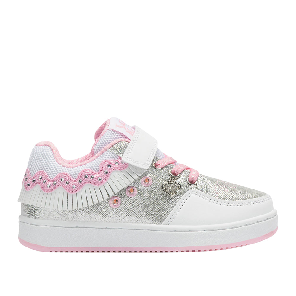 Sneakers Lelli Kelly Frangetta Mix Bambina - Bianco