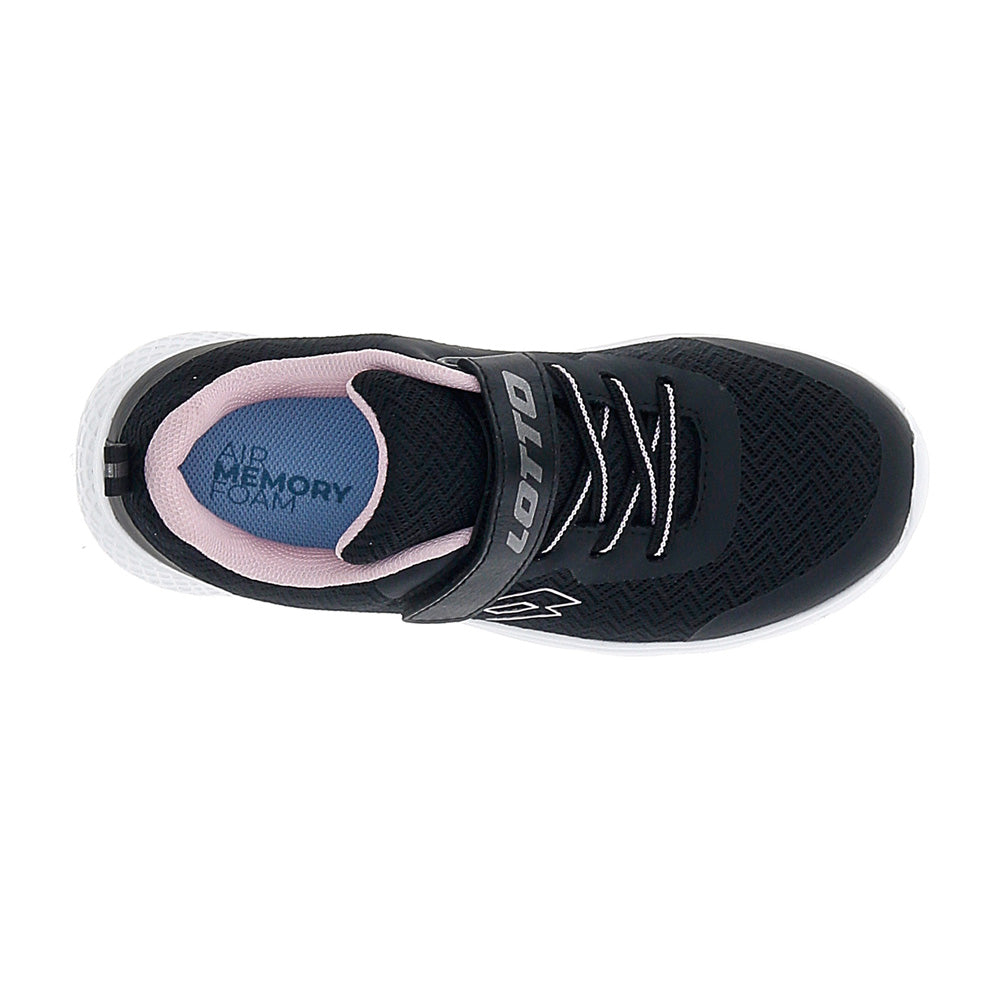 Scarpa Running Lotto Rider Amf Cl S Bambina - Nero