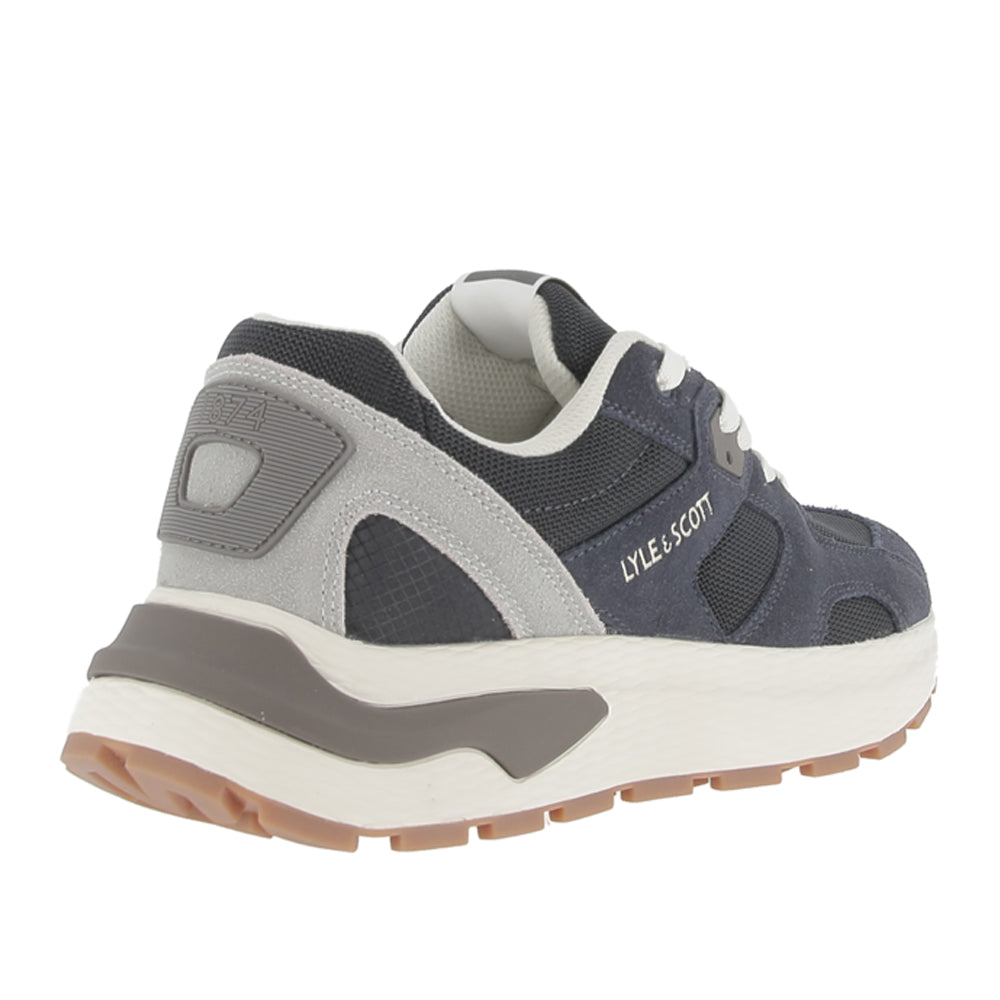 Sneakers Lyle E Scott Logan Suemes Uomo - Blu