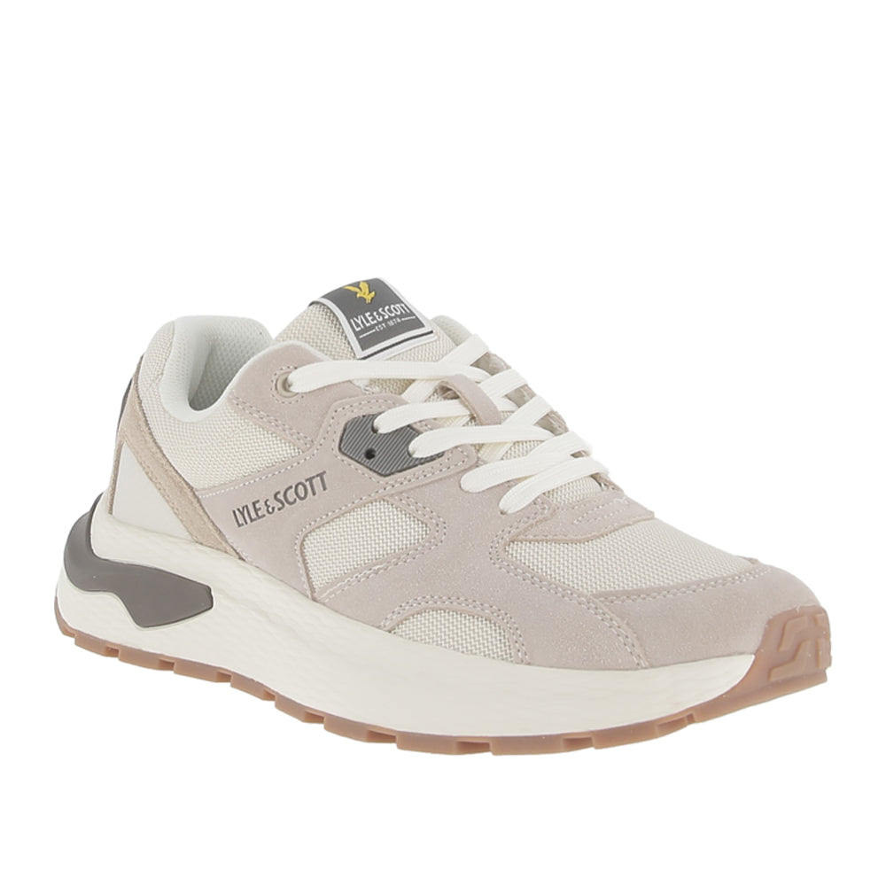 Sneakers Lyle E Scott Logan Suemes Uomo - Beige
