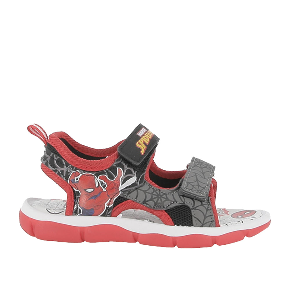Sandalo Marvel SpideR-Man Unisex Bambino - Nero
