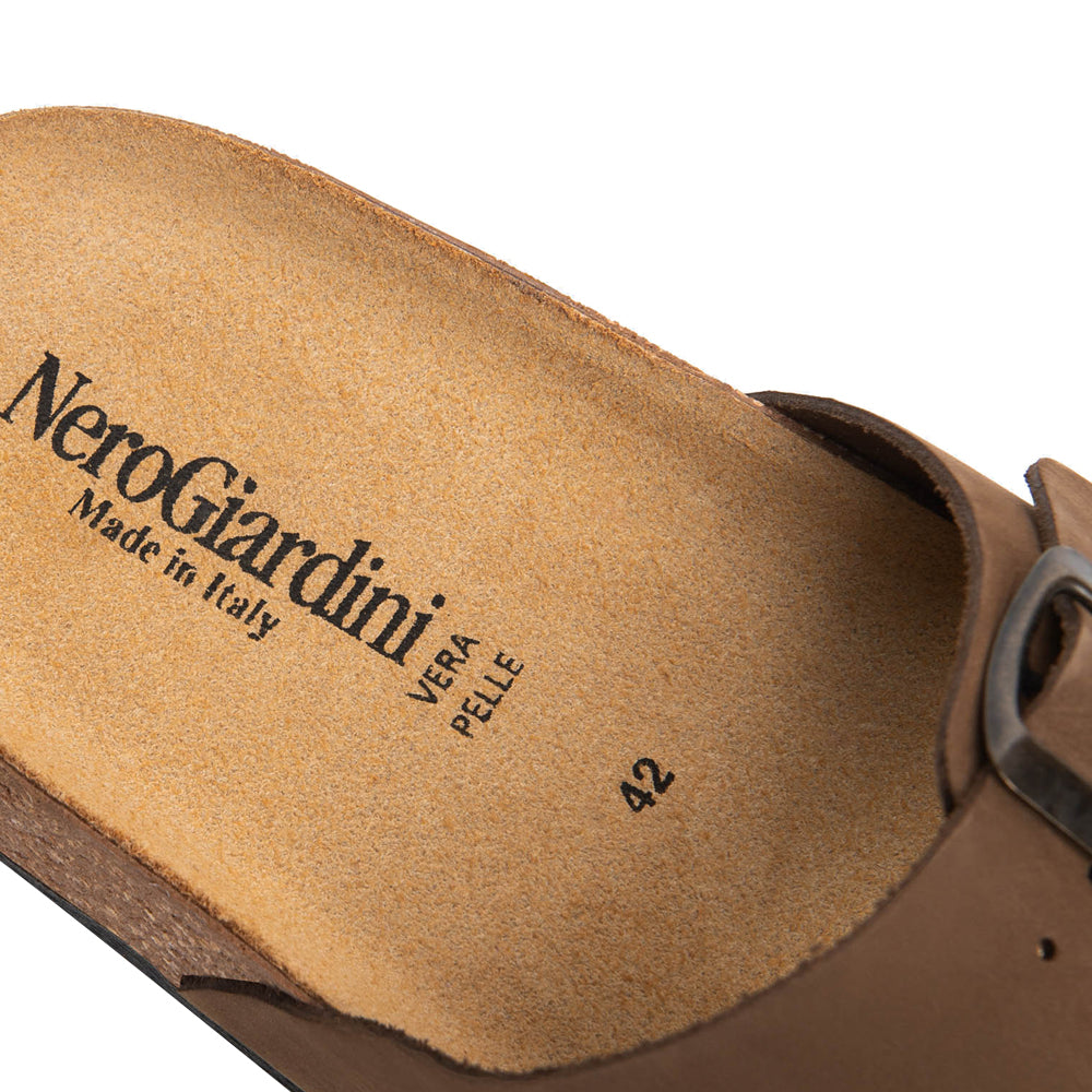 Sandalo NeroGiardini Uomo - Marrone