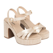 Sandalo NeroGiardini Donna - Beige