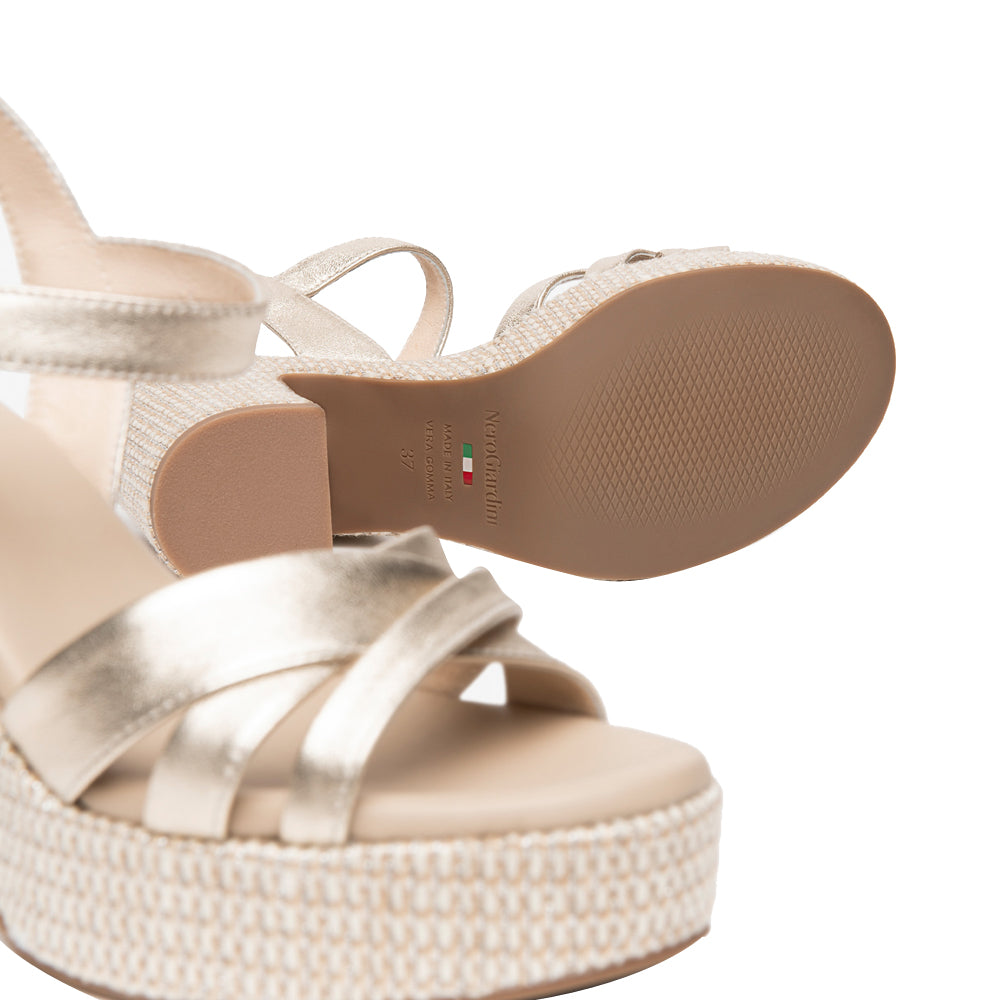 Sandalo NeroGiardini Donna - Beige