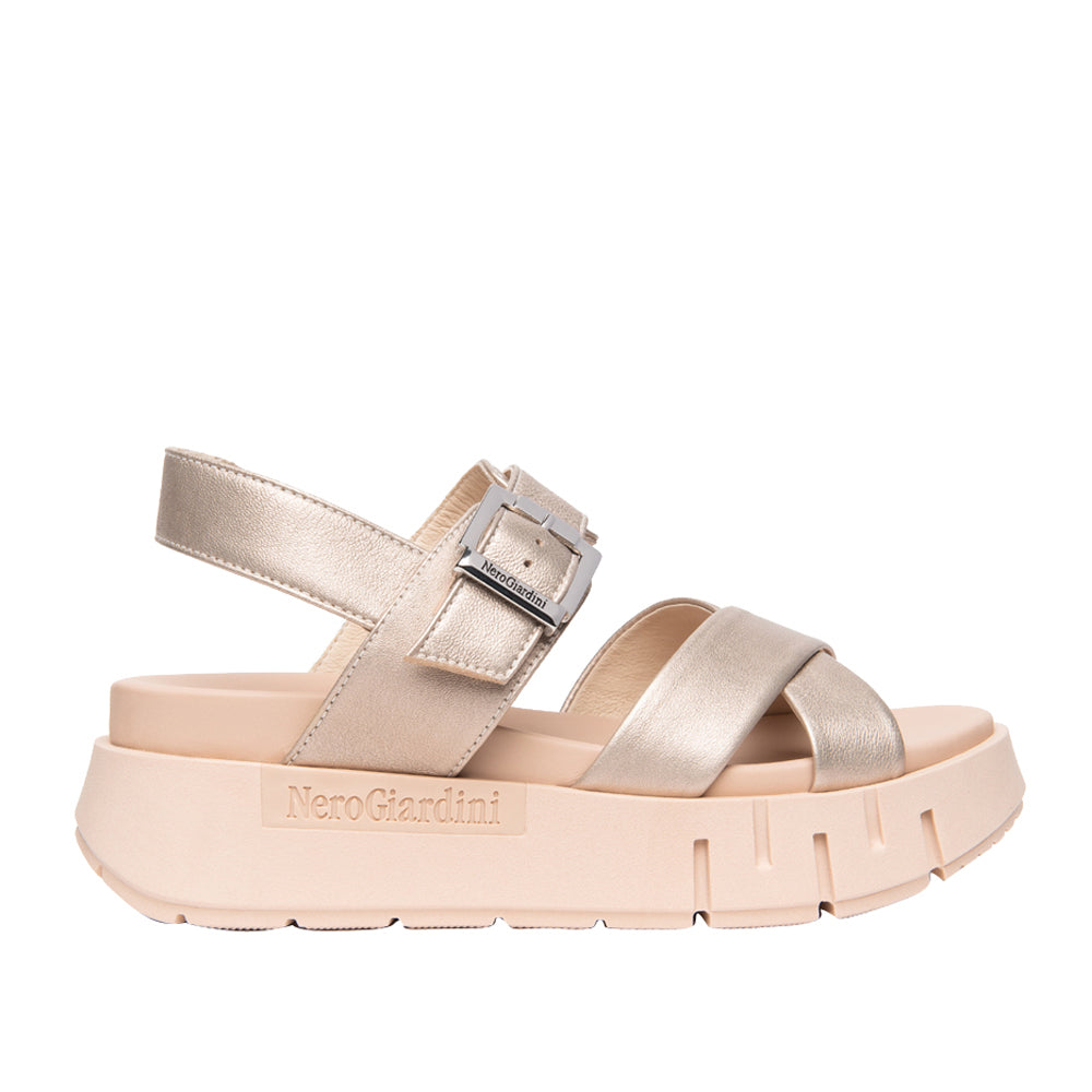 Sandalo NeroGiardini Donna - Beige