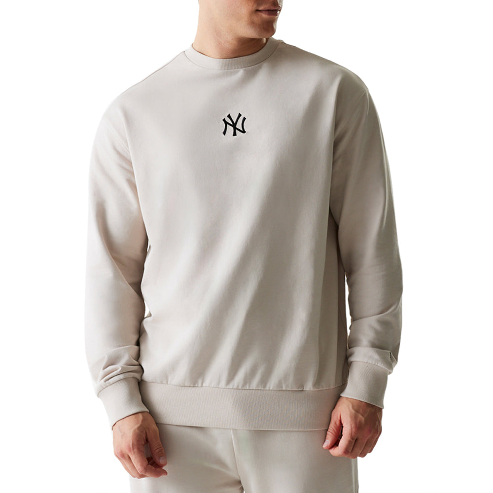 Felpa New Era New York Yankees Uomo - Beige
