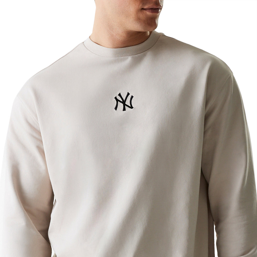 Felpa New Era New York Yankees Uomo - Beige