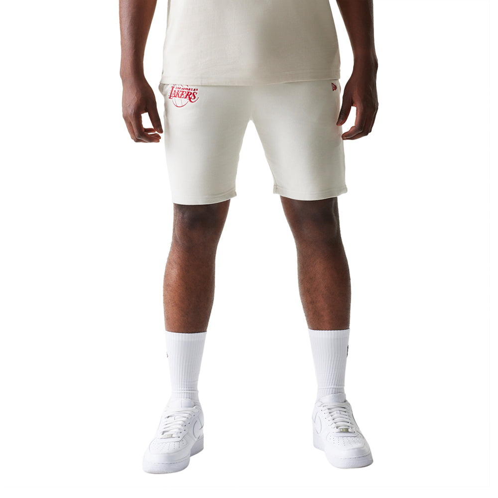 Shorts New Era Los Angeles Lakers Uomo - Beige