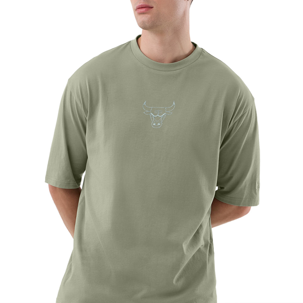 T-Shirt New Era Chicago Bulls Uomo - Verde