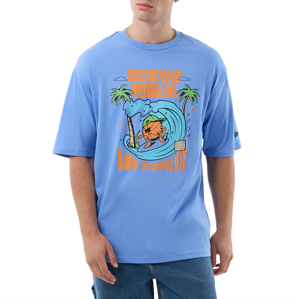 T-Shirt New Era None Uomo - Blu