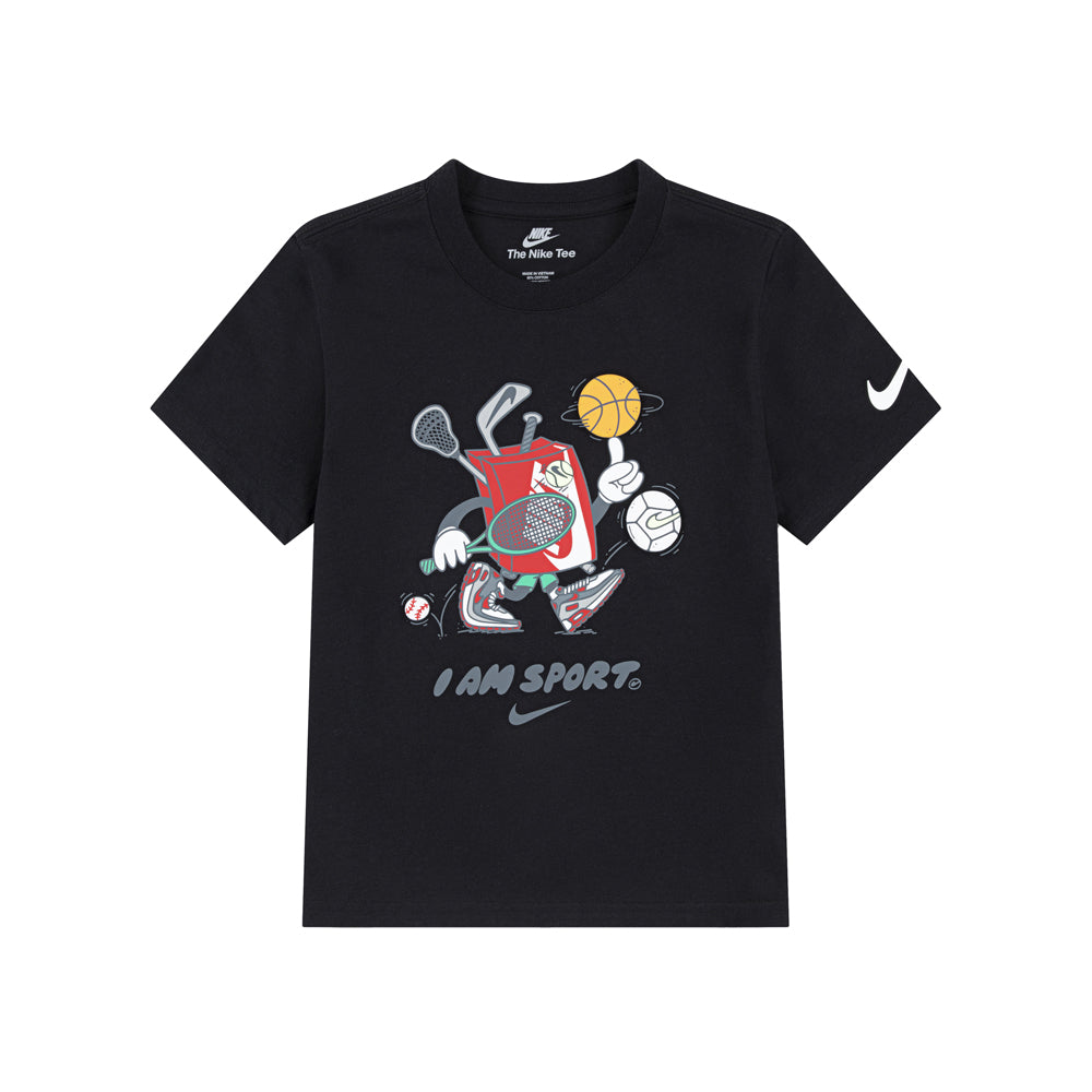 T-Shirt Nike Unisex Bimbo - Nero