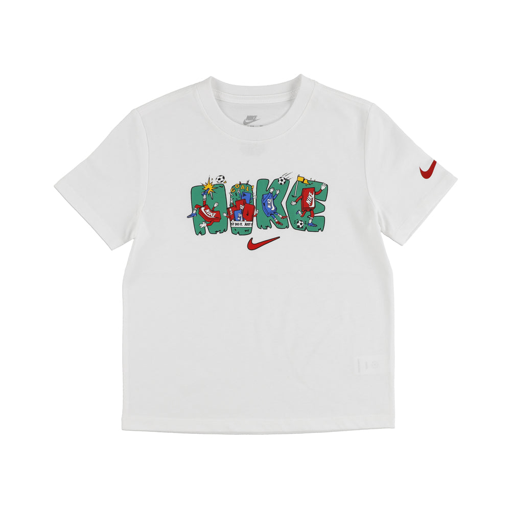 T-Shirt Nike Unisex Bimbo - Bianco
