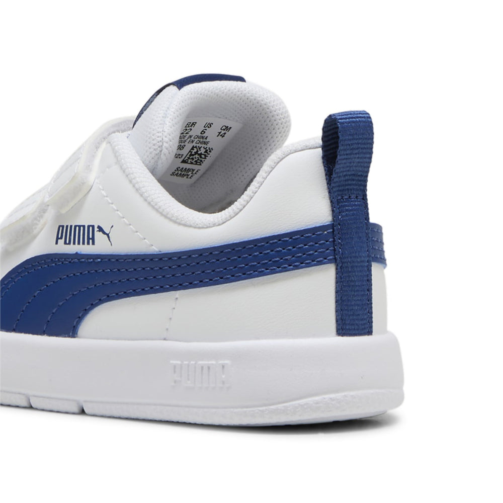 Sneakers Puma Courtflex V3 V Inf Bimba - Bianco