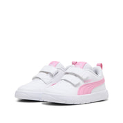 Sneakers Puma Courtflex V3 V Inf Bimba - Bianco