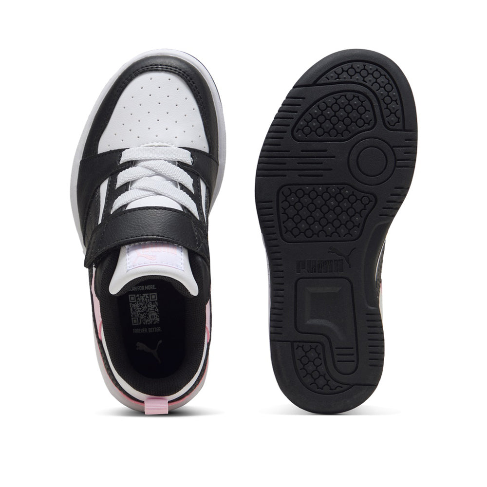 Sneakers Puma Rebound V6 Lo Ac+ ps Bambina - Bianco