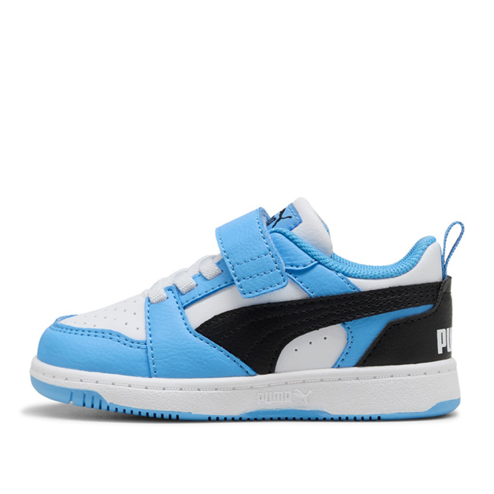 Sneakers Puma Rebound V6 Lo Ac+ Inf Bimba - Celeste