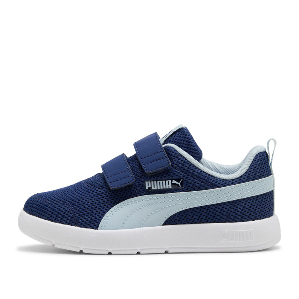 Sneakers Puma Courtflex V3 Mesh ps Bambina - Blu