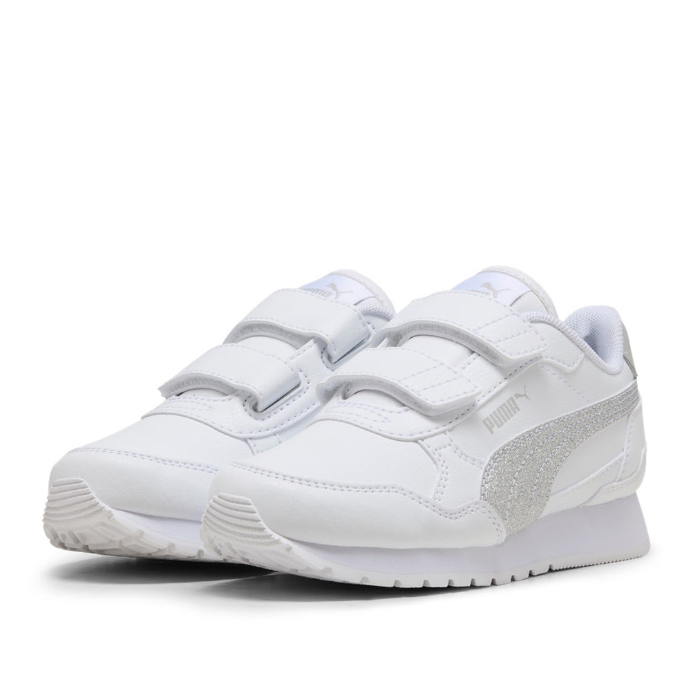 Sneakers Puma St Runner V4 Sl Glitter V ps Bambina - Bianco