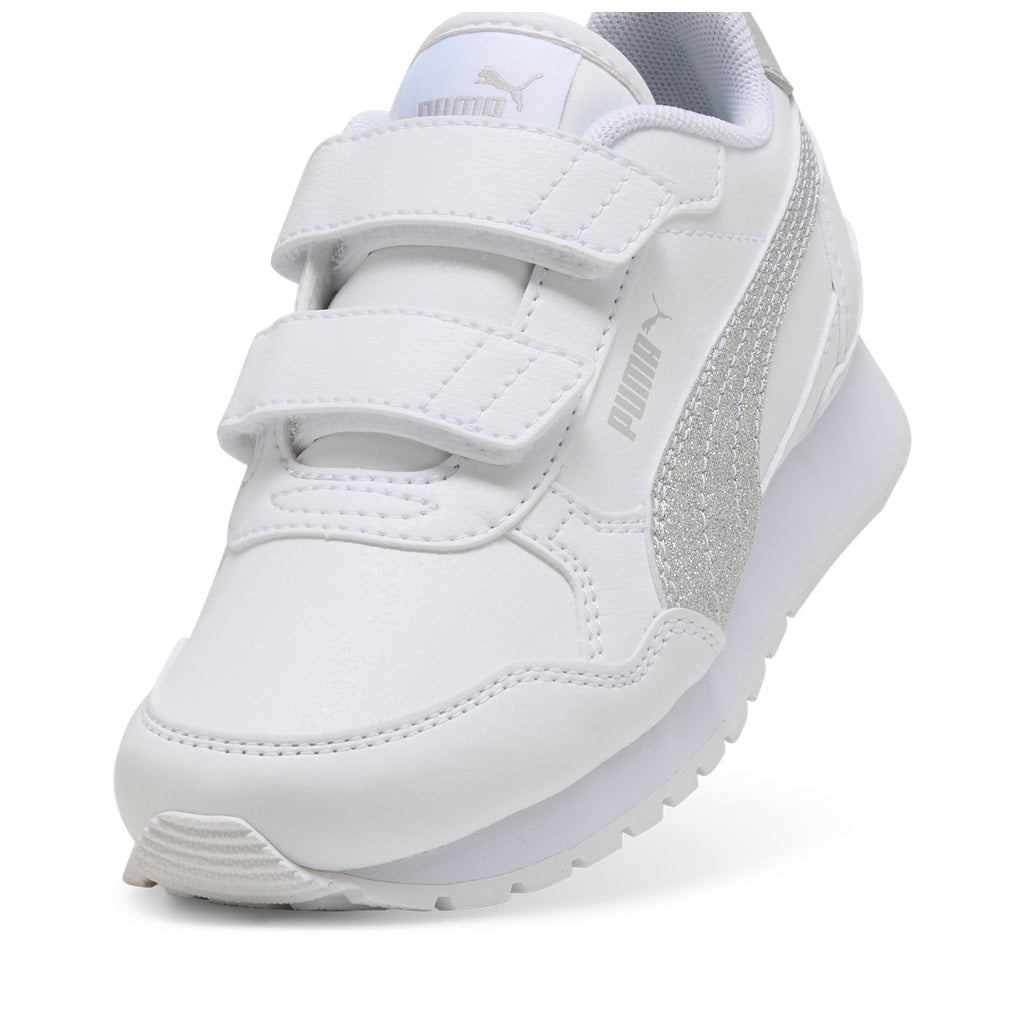 Sneakers Puma St Runner V4 Sl Glitter V ps Bambina - Bianco