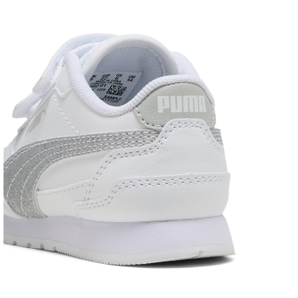 Sneakers Puma St Runner V4 Sl Glitter V Inf Bimba - Bianco