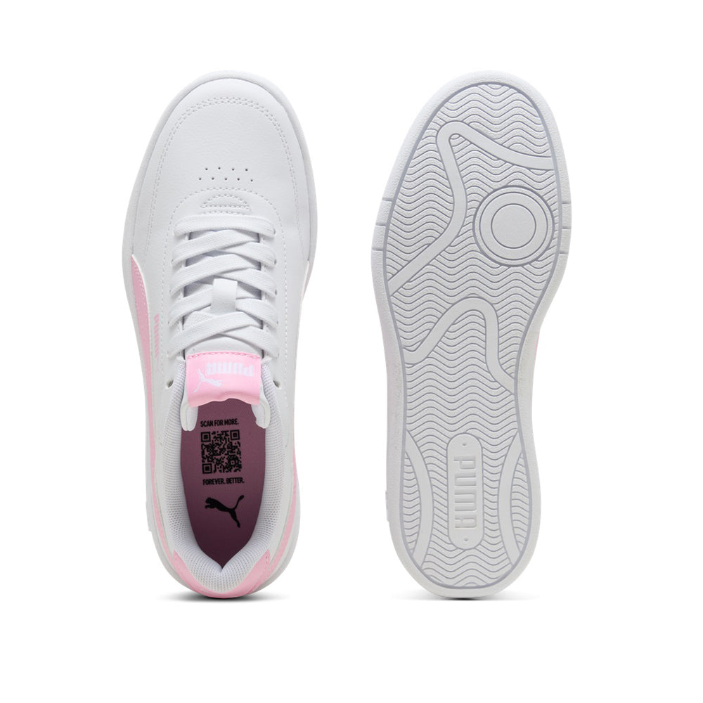 Sneakers Puma Court Classic Clean jr Unisex Ragazzo - Bianco