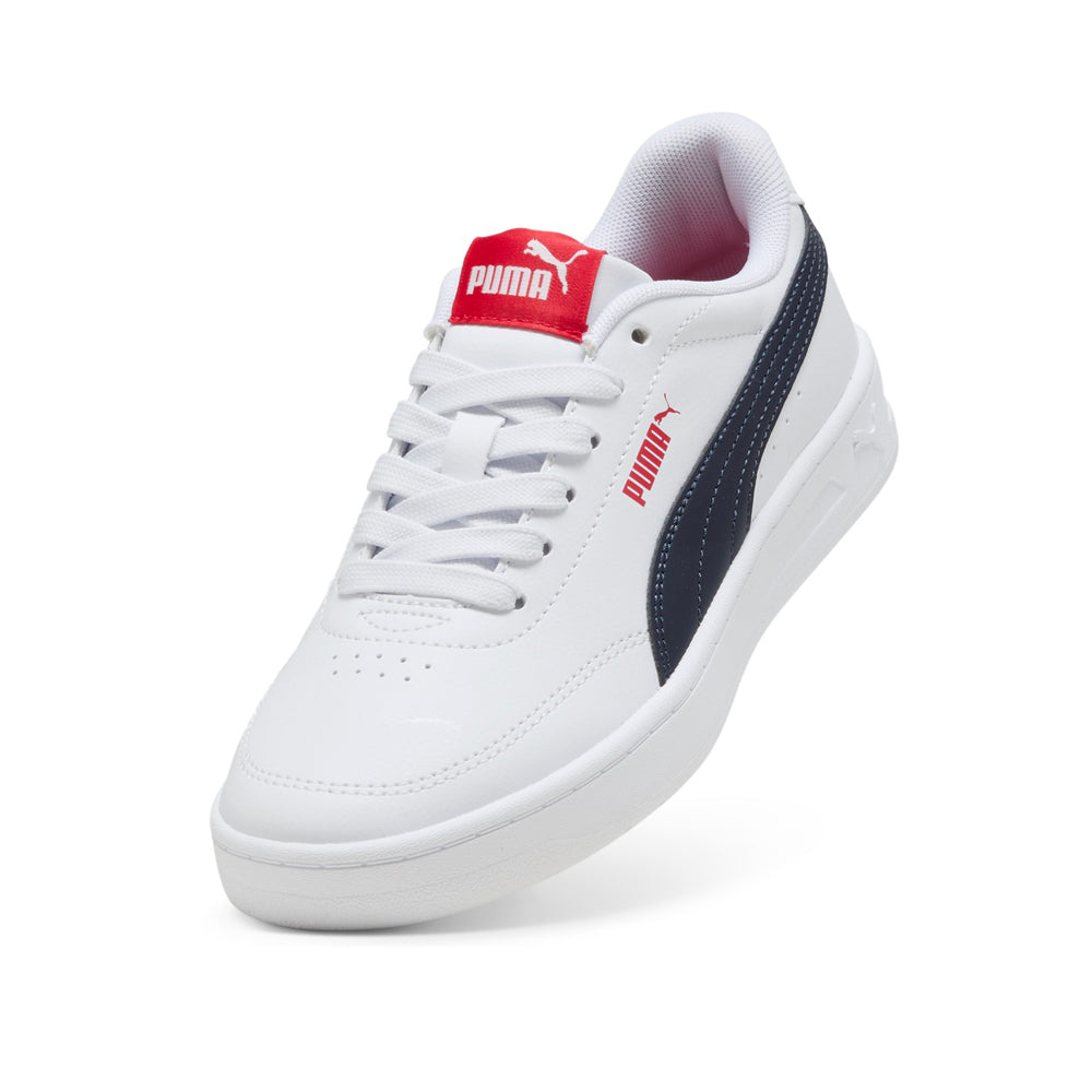 Sneakers Puma Court Classic Clean jr Unisex Ragazzo - Bianco