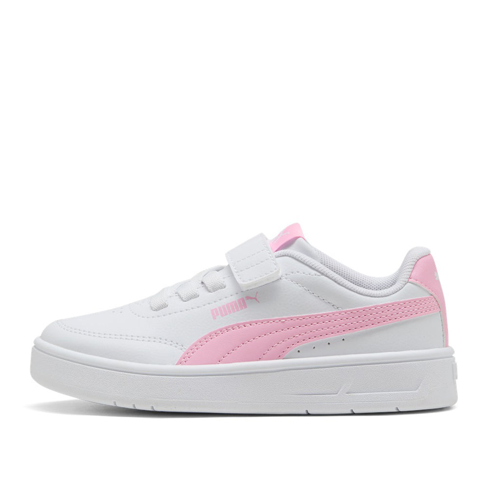 Sneakers Puma Court Classic Clean Ac+ ps Unisex Bambino - Bianco