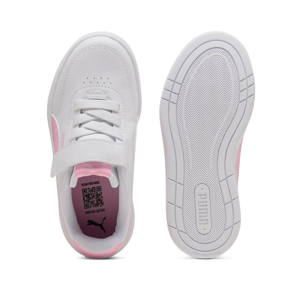 Sneakers Puma Court Classic Clean Ac+ ps Unisex Bambino - Bianco