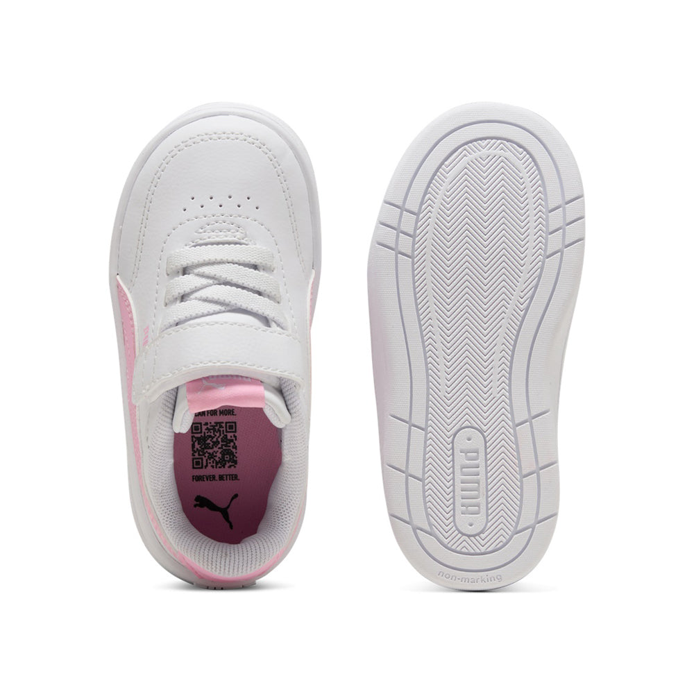 Sneakers Puma Court Classic Clean Ac+ Inf Unisex Bimbo - Bianco