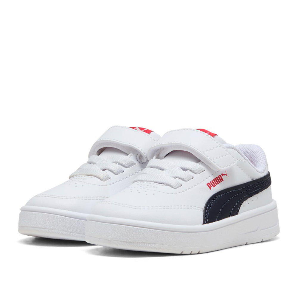 Sneakers Puma Court Classic Clean Ac+ Inf Unisex Bimbo - Bianco