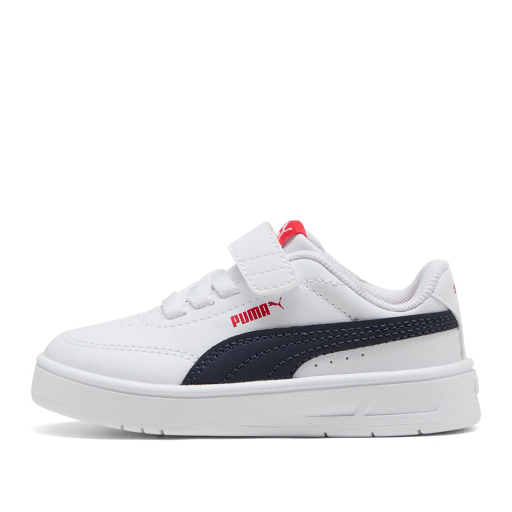 Sneakers Puma Court Classic Clean Ac+ Inf Unisex Bimbo - Bianco