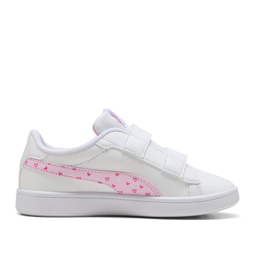 Sneakers Puma Puma Smash 3.0 Hearty V ps Bambina - Bianco